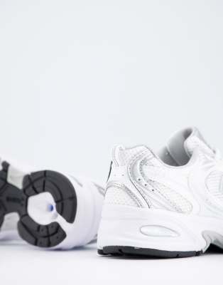 new balance metallic trainers