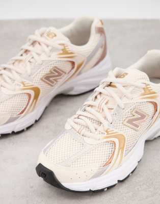 new balance metallic pink