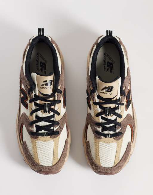 New Balance 530 Sneaker in Weiß und Braun, 4 von 5