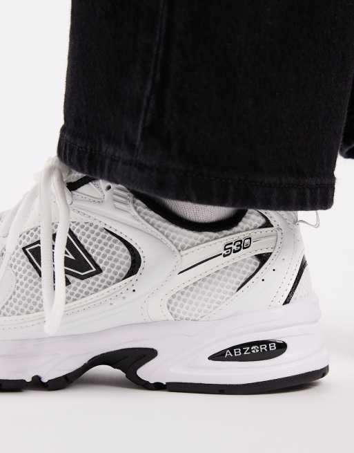 New Balance - 530 - Sneakers bianche e nere, 5 di 5