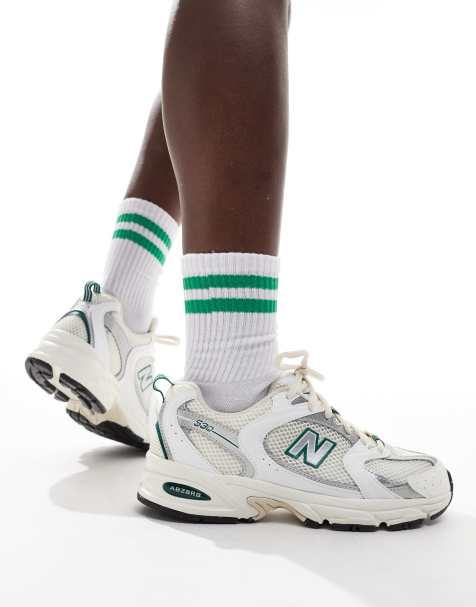 New Balance - 530 - Sneakers bianche e verdi - view 1