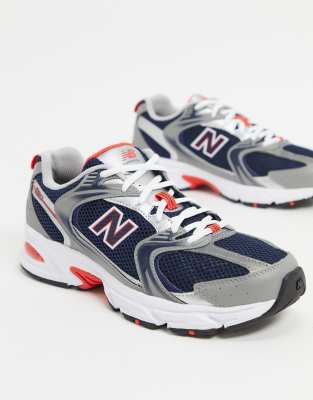 new balance 530 pelle grigio