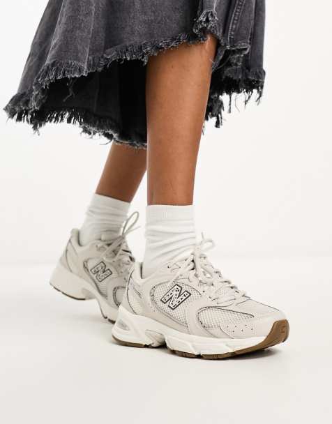 New Balance 530 sneakers in beige and leopard print - view 1