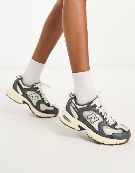 New Balance - 530 - Sneakers in bianco sporco e grigio - view 1