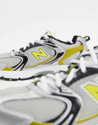 new balance 530 grey yellow