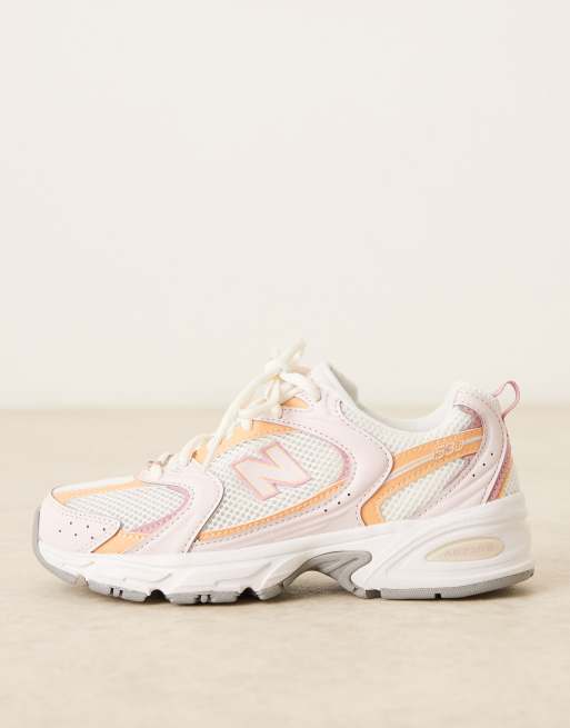 New Balance 530 sneakers in orange and pink | ASOS
