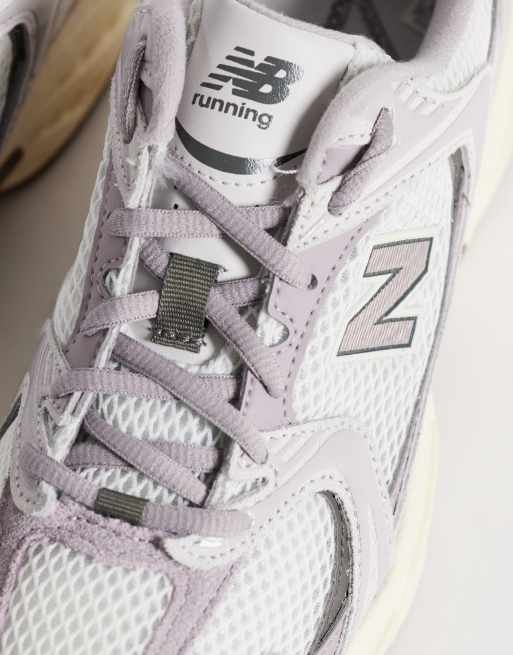 New Balance - 530 - Sneakers van lakleer in grijs, 4 van 5