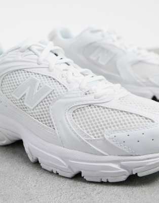 new balance full white