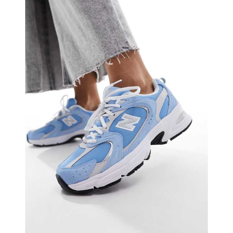 New balance grey and best sale blue womens