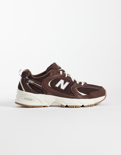 New Balance 530 trainers in brown - view 1
