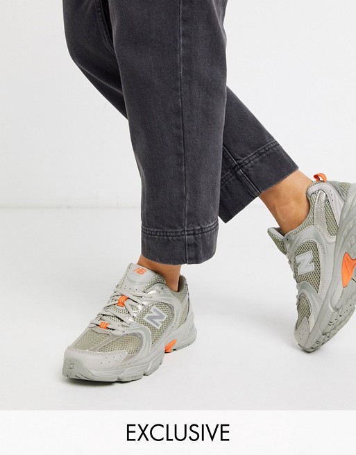 New Balance 530 trainers in grey Exclusive at ASOS
