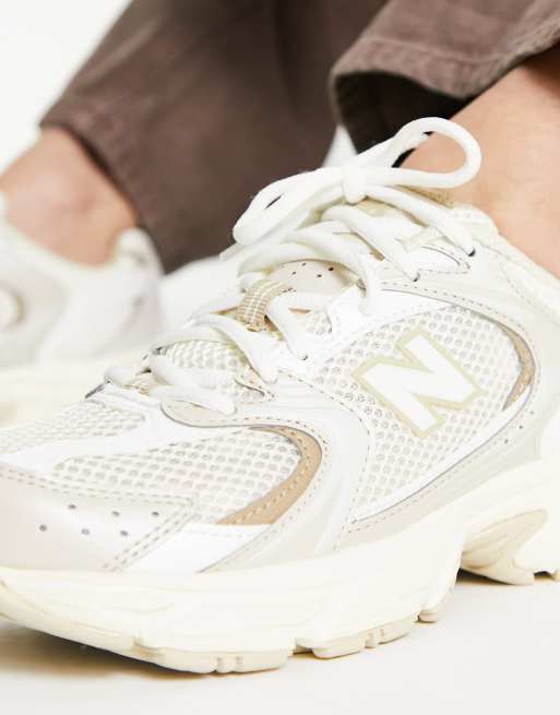 New Balance 530 trainers in oatmeal, 3 of 4