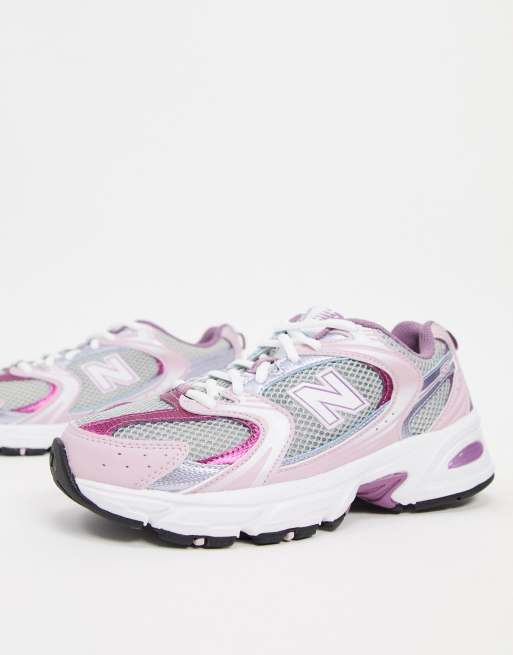 Purple and best sale pink new balance