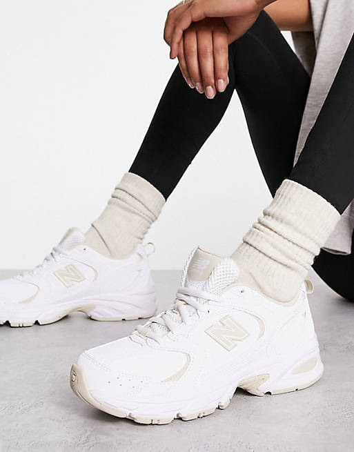 Sweep Every week studio New Balance 530 trainers in white and beige | ASOS