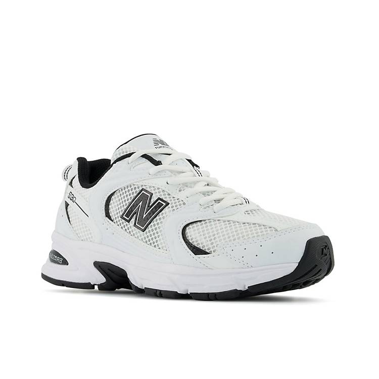 shallow spring Inca Empire New Balance 530 trainers in white and black | ASOS