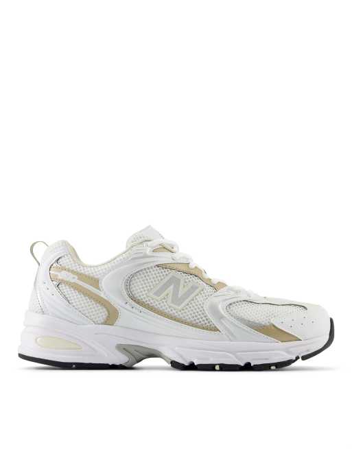 New balance gold white on sale