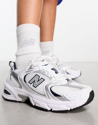 New Balance 530 trainers in white and grey - ASOS Price Checker