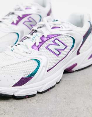 purple and white new balance