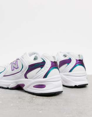 purple and white new balance