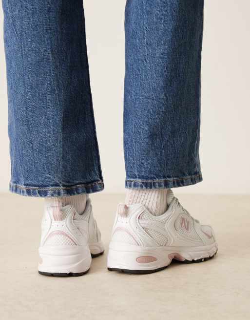 New Balance - 530 - Uniseks sneakers in wit en roze, 3 van 5