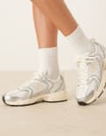 [New Balance] New Balance 530 unisex sneakers in silver metallic 38 SILVER