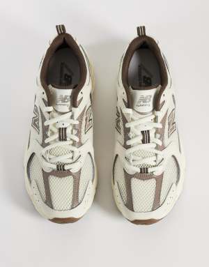 New Balance 530 unisex trainers in off white and beige