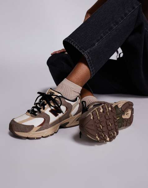 New Balance - 530 - Zapatillas de deporte blancas con detalles marrones - view 1