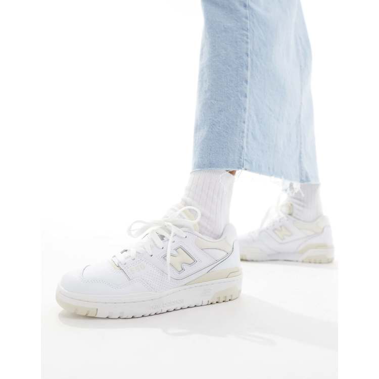 New Balance 550 Baskets Blanc et beige ASOS