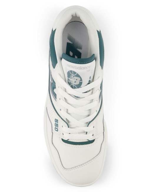 New Balance 550 Baskets Blanc et turquoise ASOS