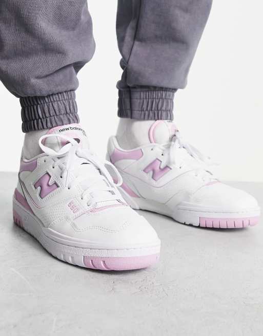 New Balance – 550 – Biało-różowe sneakersy, 4 z 4