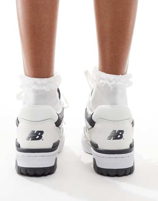 New Balance – 550 – Kremowe sneakersy z szarymi wstawkami, 3 z 5