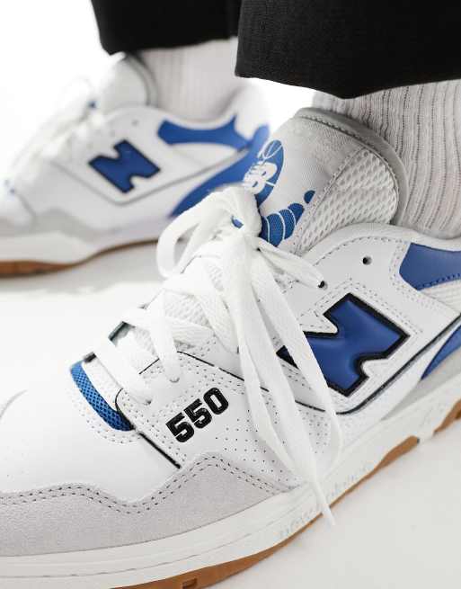 New balance bianche e blu deals