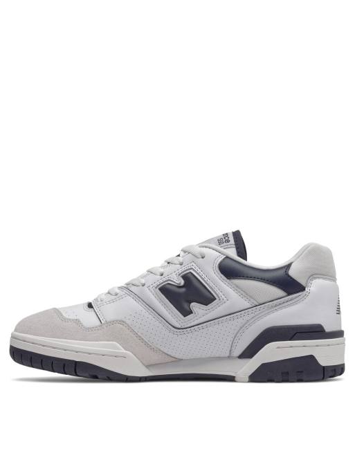 New Balance - 550 - Sneakers bianche e blu navy, 2 di 4