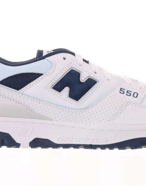 New Balance - 550 - Sneakers bianche e blu scuro, 2 di 4