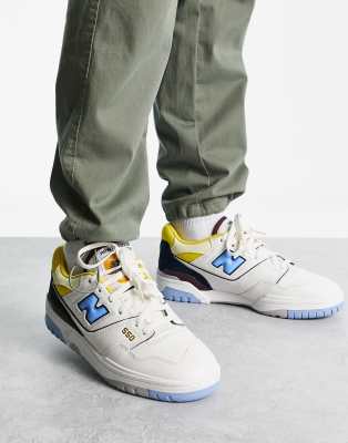 New Balance 550 - Sneakers bianche multicolore