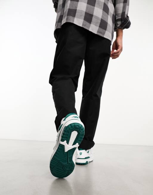 New Balance - 550 - Sneakers i hvid og grøn, 3 af 4