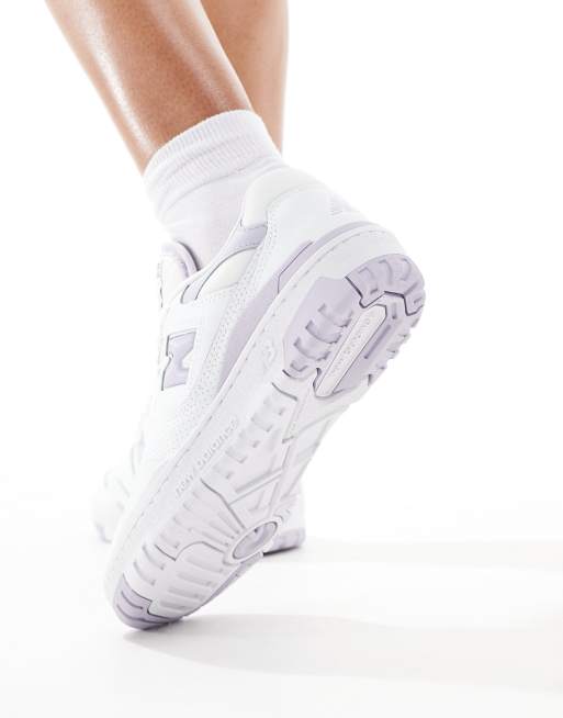 New Balance - 550 - Sneakers i hvid og lyslilla, 3 af 5