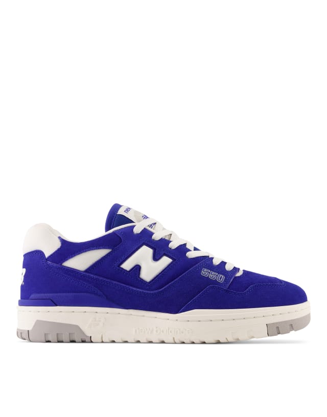 New Balance 550 sneakers in blue and white