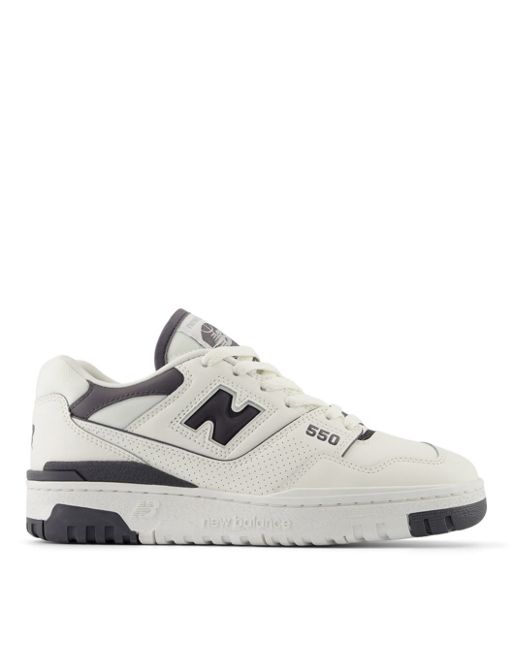 New Balance 550 sneakers in cream with gray details