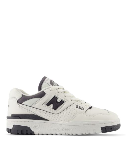 New Balance 550 sneakers in cream with gray details ASOS