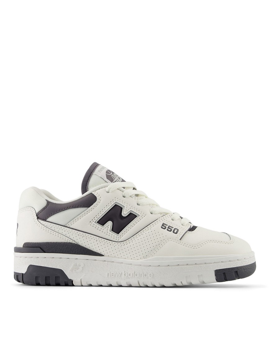 New Balance 550 sneakers in cream with grey details-Neutral