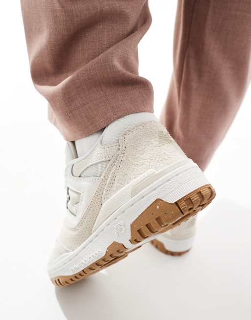 New Balance 550 sneakers in cream with stone details