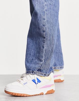 New Balance 550 trainers in pastel with gum sole - ASOS Price Checker