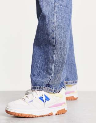 New Balance 550 sneakers in pastel with gum sole | ASOS