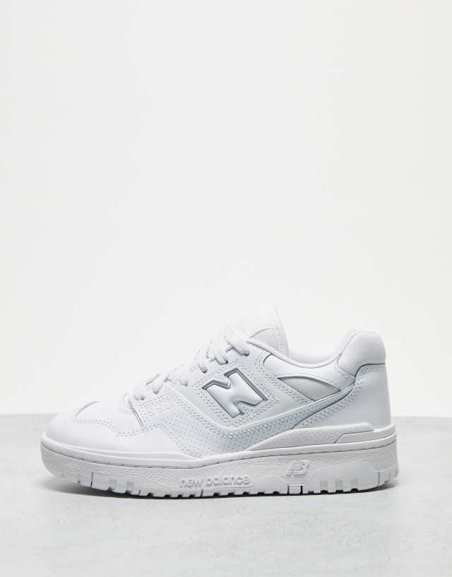 New Balance 550 sneakers in triple white