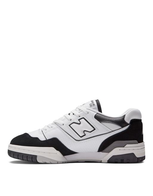 New Balance 550 sneakers in white and black