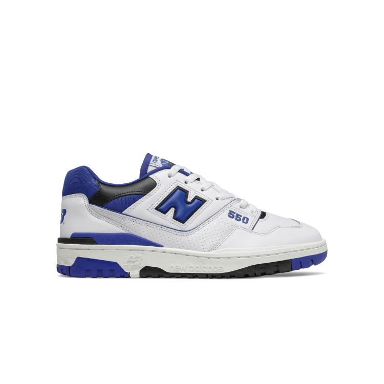 new balance sneakers white and blue