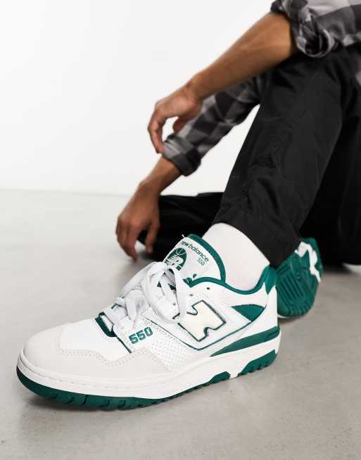 New balance store green and white