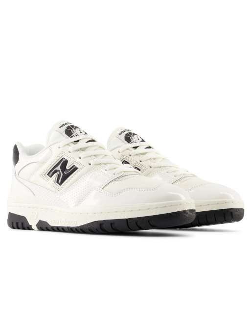 New Balance 550 sneakers in white with black detail