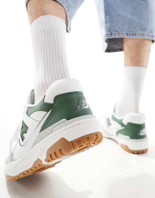 New Balance 550 ホワイト/グリーン スニーカー